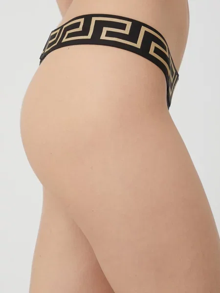 Versace Tangá čierna