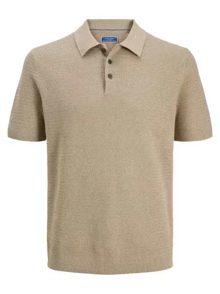 JACK & JONES Tričko JPRBluriley světle hnědá