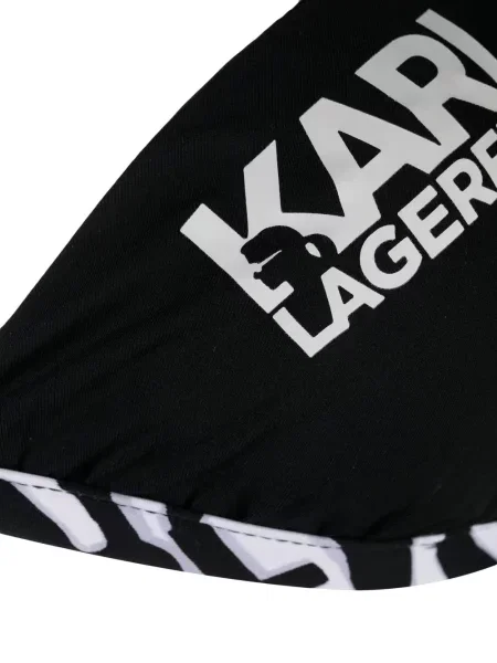 Bikini Karl Lagerfeld w zebrę z autografem