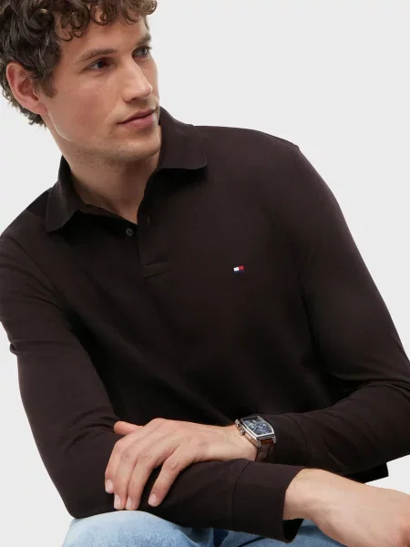 Поло Tommy Hilfiger коричневе