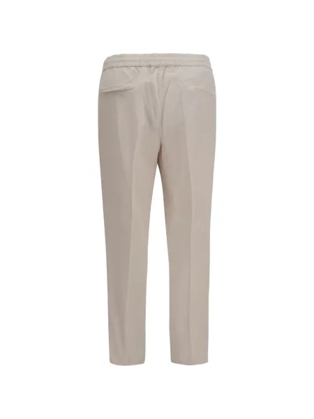 Pantaloni Brunello Cucinelli de catifea cord cu cordon