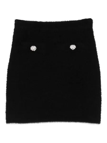 Mała mały spódnica mini Self-portrait czarna