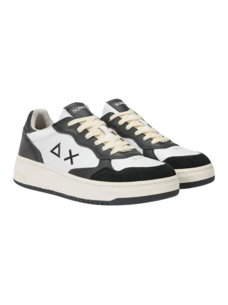 Sneakersy Sun68 zamszowe czarne