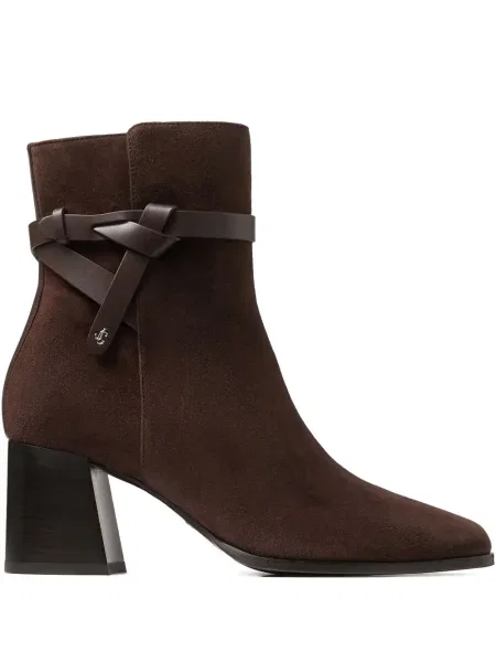 Botine Jimmy Choo din piele maro