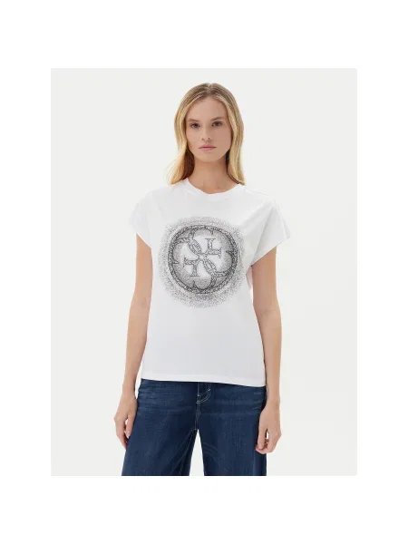 Guess Póló Regular Fit fehér