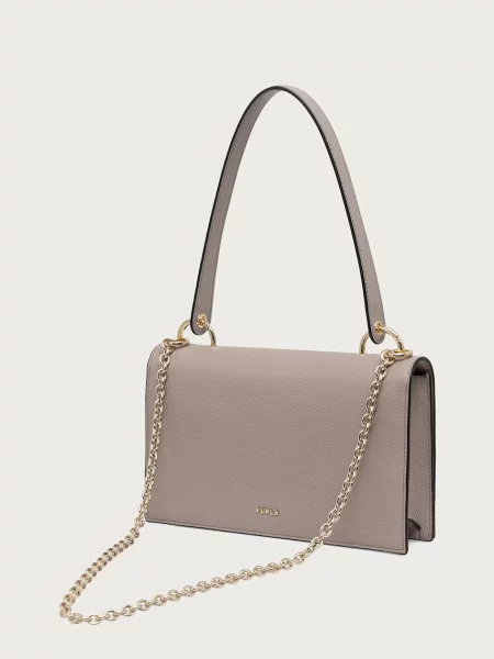 Кожаная сумка через плечо Furla