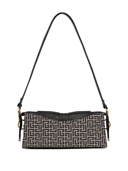 Geantă Balmain din jacard negru