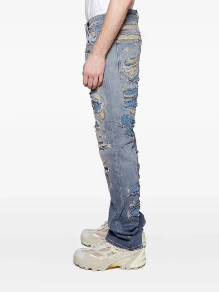 Blugi Givenchy zdrențuiți albastru