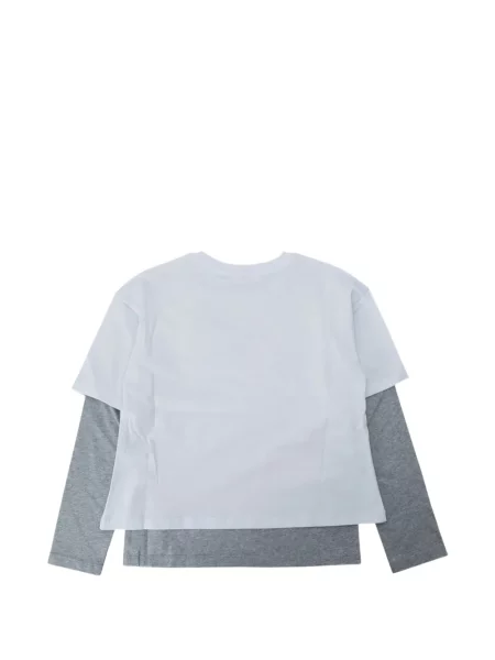 Koszulka dziecięca Moncler Enfant biała