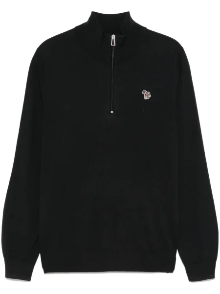 Svetr Paul Smith se zebřím vzorem černý