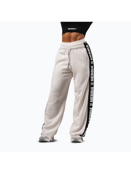 Pantaloni pentru femei NEBBIA Urban cream