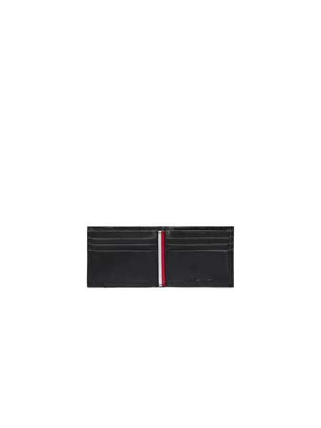 Novčanik Tommy Hilfiger Th Corp Mini Cc crna