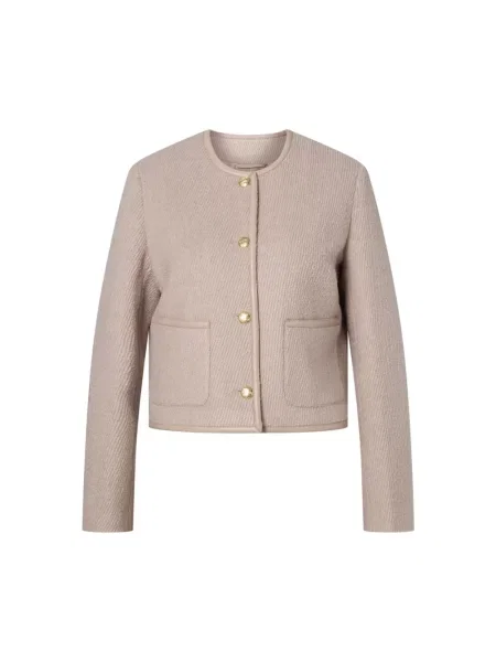 Kurtka Malina tweedowa beżowa