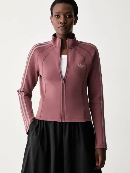 Adidas Originals hanorac cu pentru femei SST roz