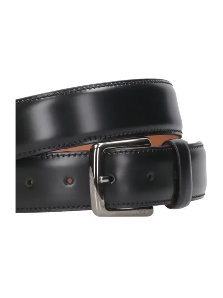 Pasek Tod's skórzany czarny