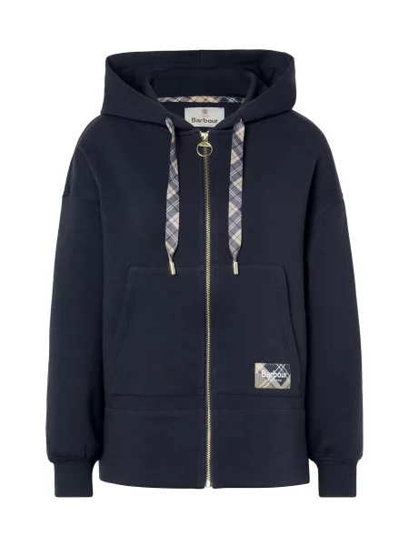 Barbour Tréning dzseki Delilah krém / sötétkék