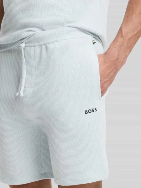 Szorty dresowe o kroju regular fit z mieszanka bawełny Boss