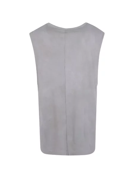Tricou Ziggy Chen fără mâneci cu imagine gri