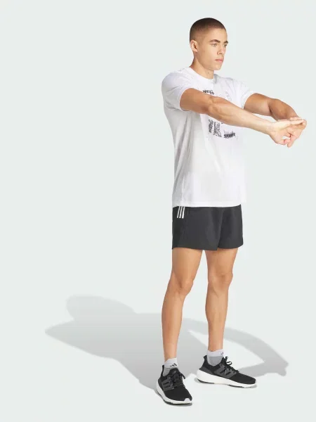 Adidas Шорти спортивні Перероблений чорний