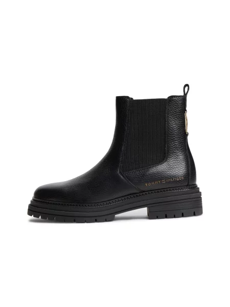TOMMY HILFIGER Ghete chelsea negru