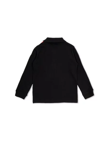 Koszulka polo dziecięca Moncler Grenoble niebieska