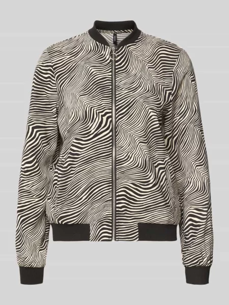Kurtka Vero Moda z nadrukiem czarna