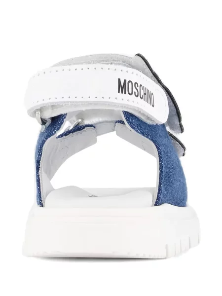 Sandały dziecięce Moschino niebieskie