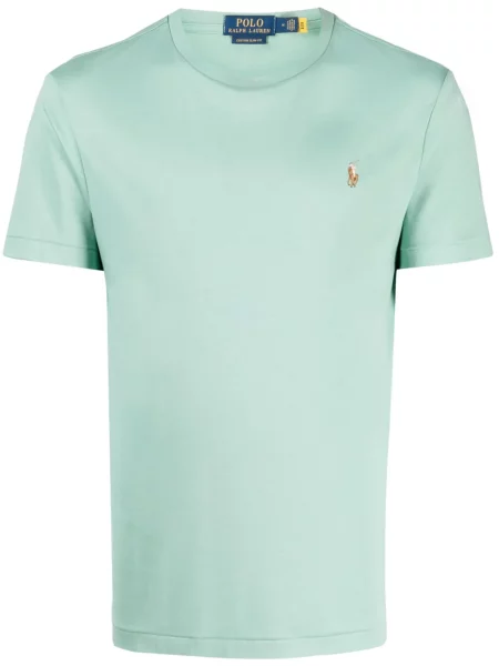 Polo Polo Ralph Lauren cu broderie verde