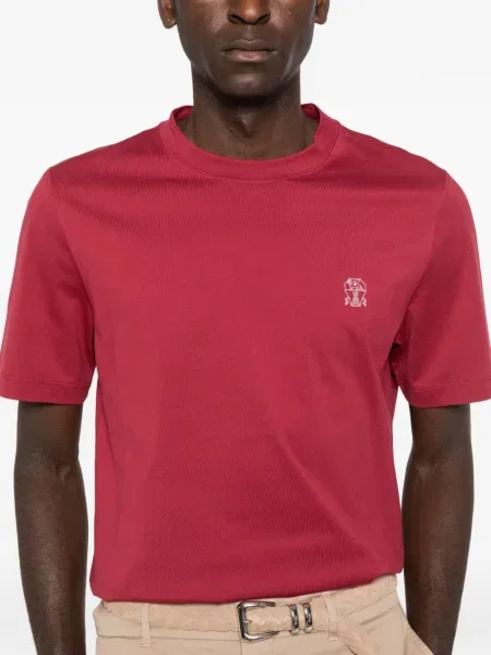 Tricou Brunello Cucinelli roșu