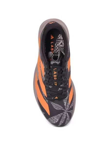 Sală de gimnastică top Adidas cu autograf cu dungi negru