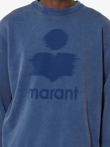 Hanorac Marant cu imagine albastru