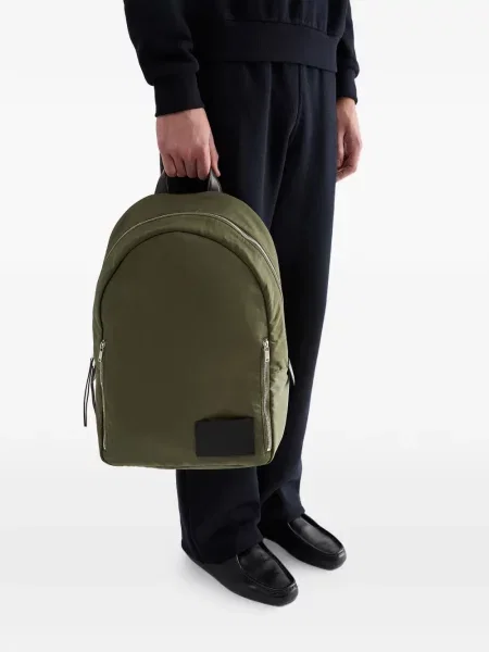 Rucsac Jil Sander cu autograf verde