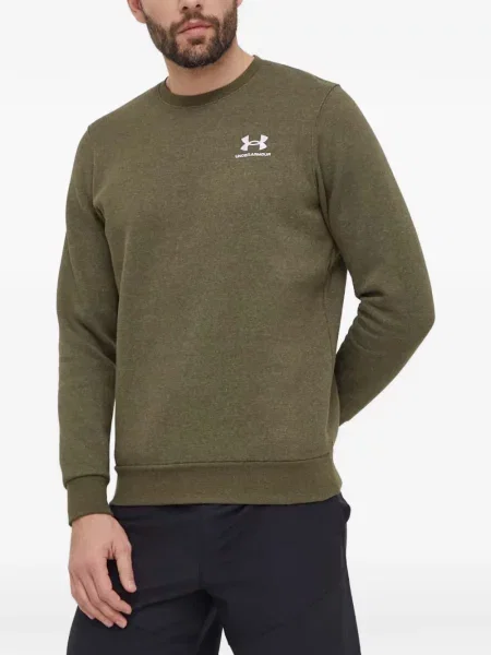 Hanorac crewneck Under Armour cu imagine cu decolteu rotund verde