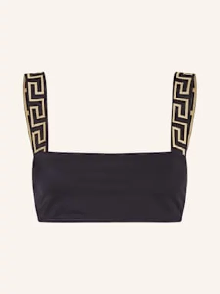 Versace Góra Od Bikini Bustier schwarz czarne