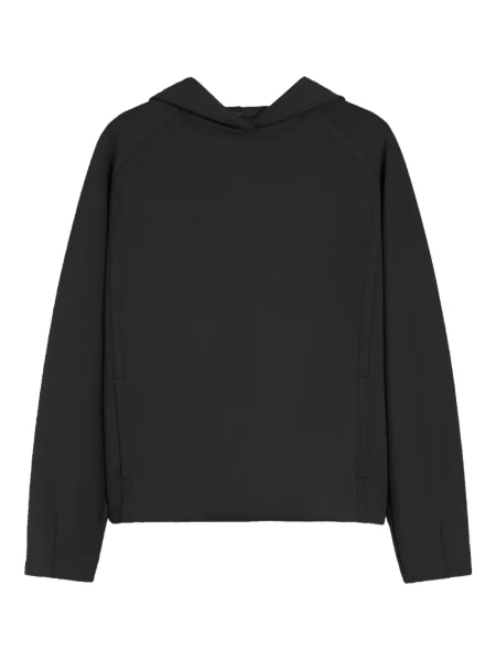 Lung hanorac cu glugă Max Mara negru