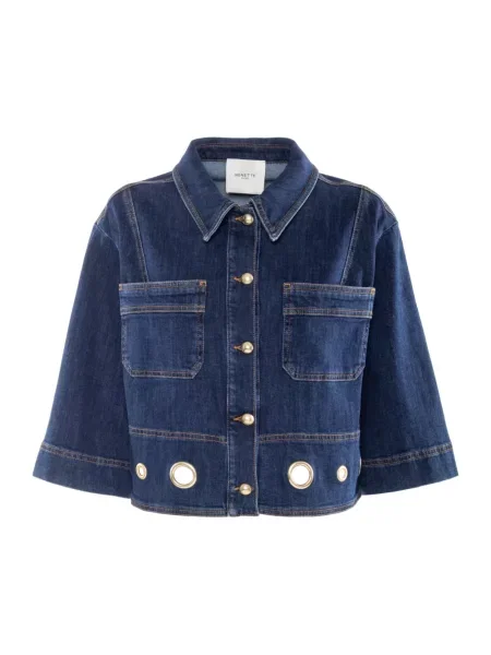 Kurtka jeansowa Nenette niebieska