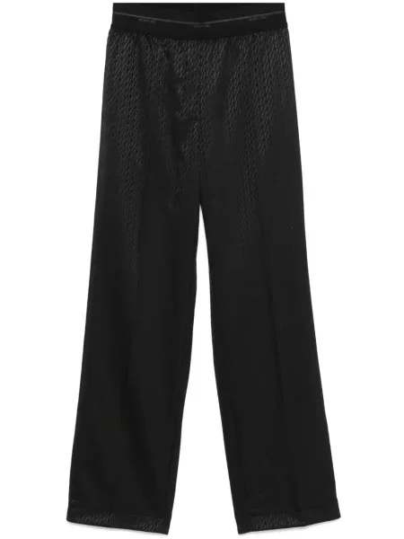 Spodnie Helmut Lang żakardowe czarne