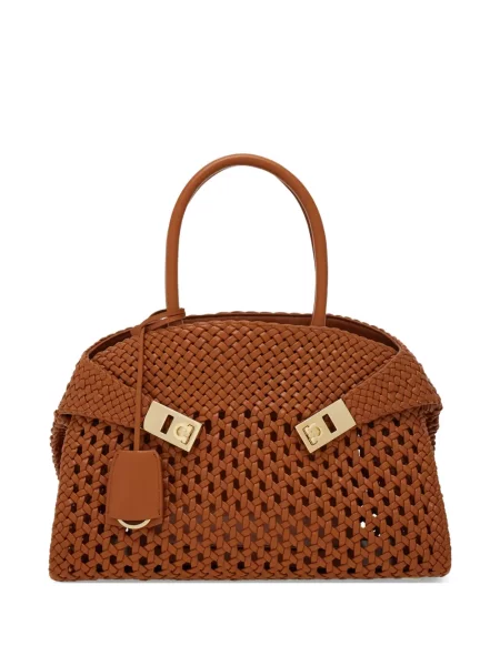 Geantă Ferragamo maro