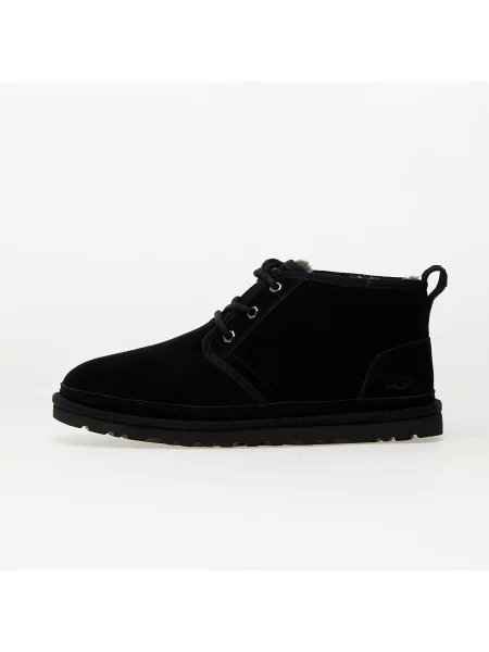 Sneakerși Ugg din piele negru