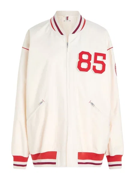 TOMMY HILFIGER Geacă de primăvară-toamnă / roșu bej