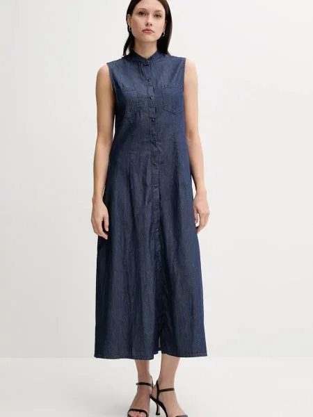 Obleka United Colors of Benetton mornarsko modra