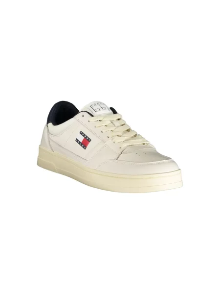 Sneakersy Tommy Hilfiger skórzane białe