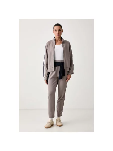 Komplet dresowy Ea7 Emporio Armani brązowy