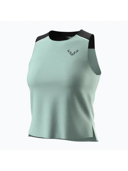 Tricou de alergare pentru femei DYNAFIT Sky Crop Top jadelite