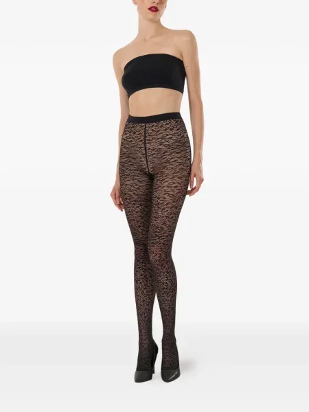 Dresuri Wolford cu model floral negru