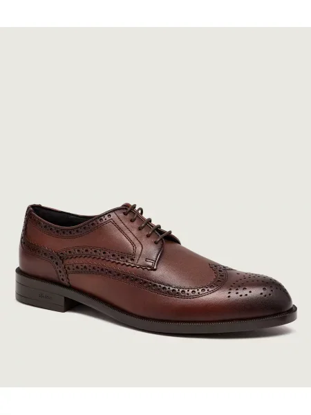 BOSS BLACK De piele pantofi brogues Tayil_ltbg negru
