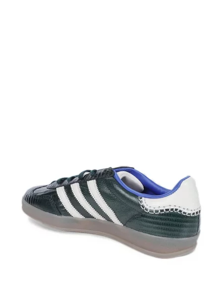 Кожени маратонки Adidas Gazelle зелено