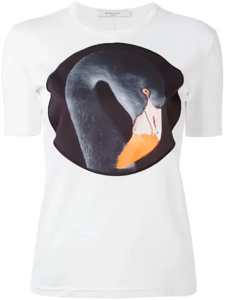 Tricou Givenchy cu imagine alb