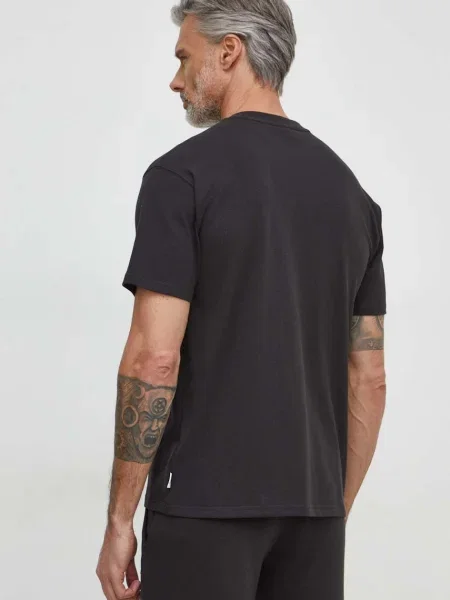 Puma póló férfi sima fekete
