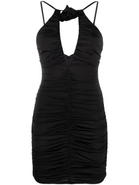 Rochie Noire Swimwear cu model floral negru